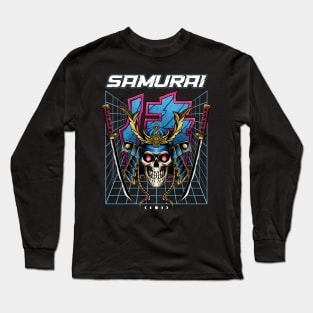 Samurai Skull Long Sleeve T-Shirt